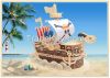 Japan cartoon pirate ship