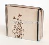 Laser cut wooden paper block holder with butterfly design