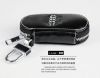 Leather car key case with car brand logo