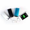 5600mAh power bank metallic external rechargeable mobile charger with LED indicator 