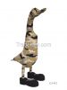 Crazy Duck!!  Hand Carved Bamboo Root and Hand Painted