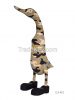 Crazy Duck!!  Hand Carved Bamboo Root and Hand Painted