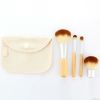 4 pcs makeup brush with bamboo handle(YMS03)