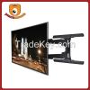 Large screen retractable Ultra-Slim Single arm Tilt and Swivel Economical Flat Panel TV Wall Mount