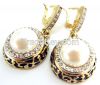 crystal wedding bridal pearl jewelry sets