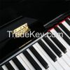 carod black upright piano size C23B