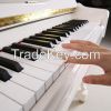 Carod white baby upright piano C23W