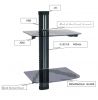 DVD wall shelf