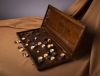 Wooden backgammon with...