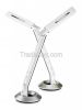 Modern design smart led desk lamp with brightness adjust&amp; alrm set &amp; sleep time set   