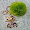 Real Rabbit fur keychain