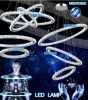 LED Crystal Ring Chandelier Light Modern LED Circle Chandelier Lamp / Lights / Light Fixture Ready Stock