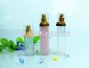 Rectangle plastic acrylic cosmetic airless bottles container