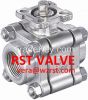 NPT/BSPT/BSPP 2PC/3PC Stainless Steel  Ball Valve With ISO5211 MOUNTING PAD, 1000WOG