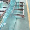 Custom 12mm starfire Ultra Clear Tempered Safety glass for Comercial interior Railing systems