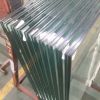 Interior frameless handrail tempered laminated glass panels