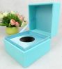 Flocking round flower boxes & rectangle flower boxes with lids with ribbon with bowknots