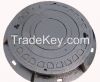 grey iron round manhol...