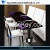 Artificial Stone Marble Acrylic Solid Surface High End Top Dining Table