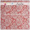 Fancy nylon colorful nice flower embroidery lace fabric design for dre