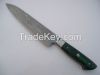 Kitchen Knife set Damascus steel chef knives custom cook 1071-Green