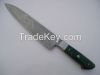 Kitchen Knife set Damascus steel chef knives custom cook 1071-Green