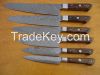 Kitchen Knife set Damascus steel chef knives custom cook 1071-WN