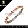 Fashion ladies beautiful stainless steel charm bracelet