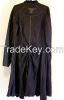 Black linen coat