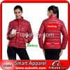 Women's jacket with high-tech electric heating system