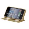 Luxury double view leather case for smart phone, hot sale S-View PC phone cover