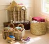 handmade straw basket ...