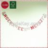 merry christmas letter banner as merry christmas words decoration