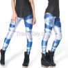 2014 new digital printing nine points leggings female galaxy leggings