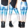 2014 new digital printing nine points leggings female galaxy leggings