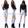 2014 new digital printing nine points leggings female galaxy leggings