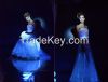 New luminous evening dress 2014 illuminated wedding dress glow-in-the-dark wedding dress