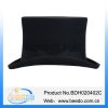 2015 new products black wool felt top hat tuxedo hat wholesale