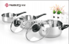 2015 China New Design Stainless Steel Cooking Pot 3 Pcs Cookware Set