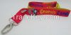 custom full color printed pvc id card holder with lanyard