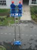 Compact design 12m Dual mast aluminum work platform with lifting capacity 160kg