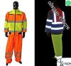 Life jacket flame retardant safety garments cover all uniform road work labour