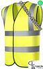 UNISEX HI VIZ VIS FLEECE HOODED ZIP SWEATSHIRT SAFETY JACKET WORKWEAR TOPÂ 