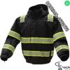 HI VIS Two-Tone Softshell Work Safety Jacket Coat High Visibility WorkwearÂ 