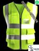 HI VIS Two-Tone Softshell Work Safety Jacket Coat High Visibility WorkwearÂ 