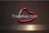 Custom Print Heart Shaped Carabiner In Good Quality