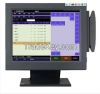 Hot sale 15" all in one touch pos pc with magnetic card reader