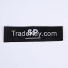 High density end folded garment woven labels