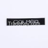 High density end folded garment woven labels