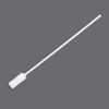 Square Head Polyester Cotton Swab Stick with White Handle